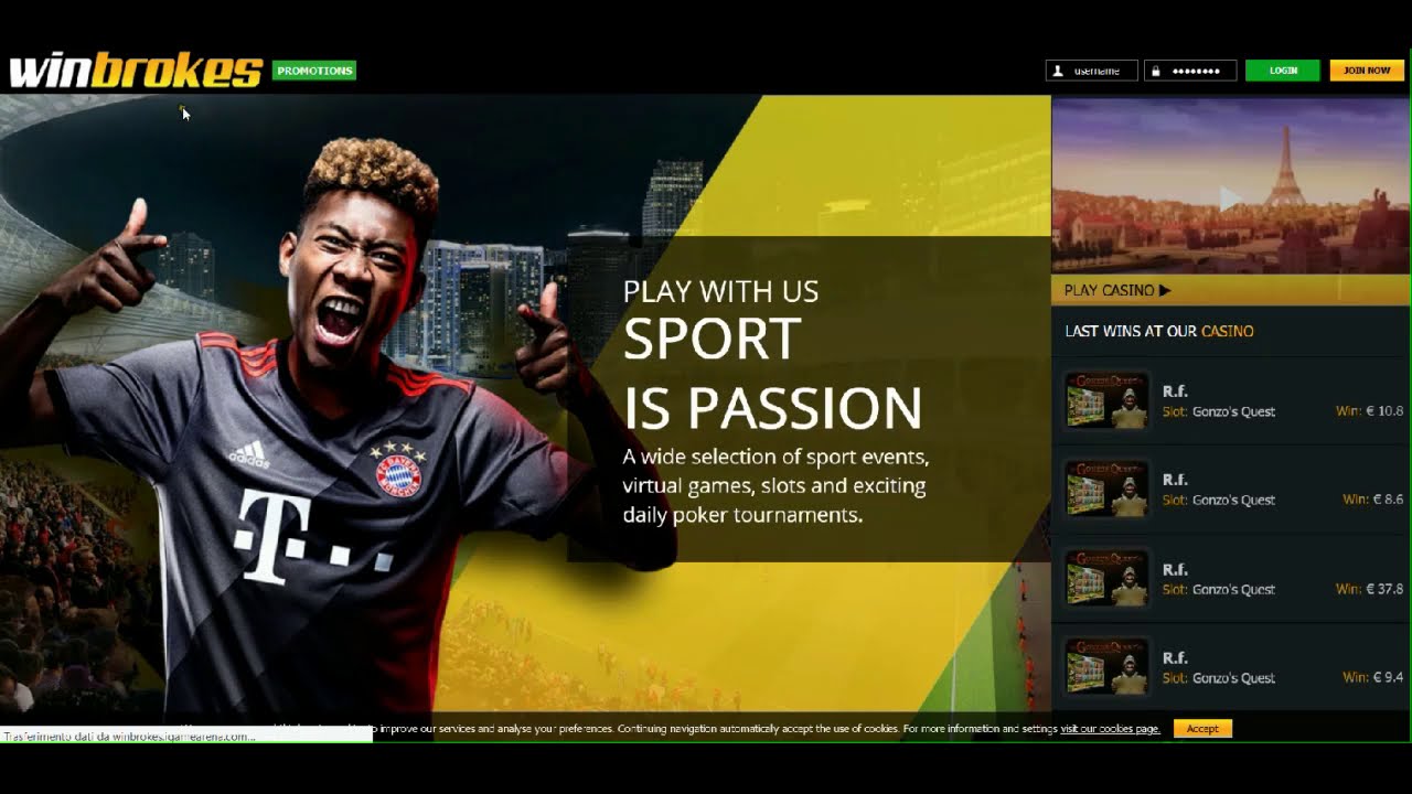 Winbrokes (365Bet Power) | Video recensione dei migliori siti scommesse e casinò online