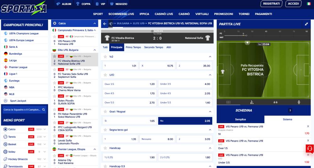 Scommesse Live