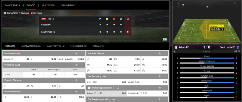 silverplay scommesse live