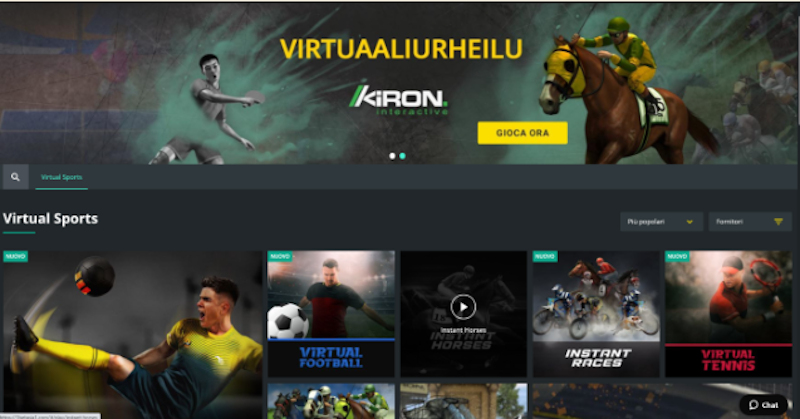 1bet scommesse sportive virtuali calcio