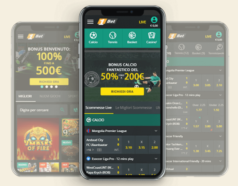 1bet app scommesse mobile