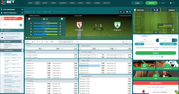 22bet scommesse live