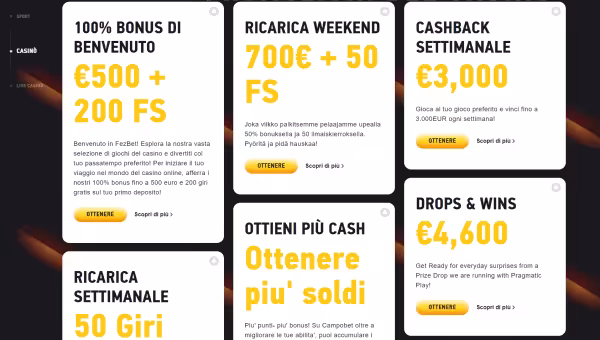 Bonus scommesse e casino online non ADM