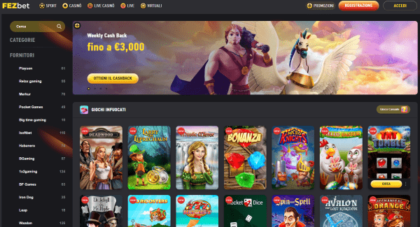 FEZbet casino online
