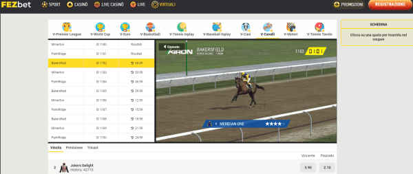 scommesse sport virtuali