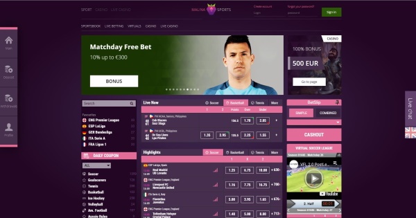 Malina Casino - scommesse sportive e casinò Malina recensioni