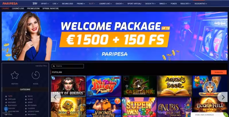 Paripesa casino online 2026 Paripesa casino online - slot jackpot giochi da tavolo 2026