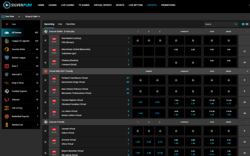 scommesse esports - by silverplay
