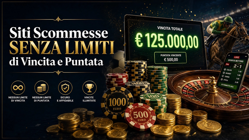 siti scommesse senza limiti di puntata e vincita siti scommesse senza limiti di puntata e vincita